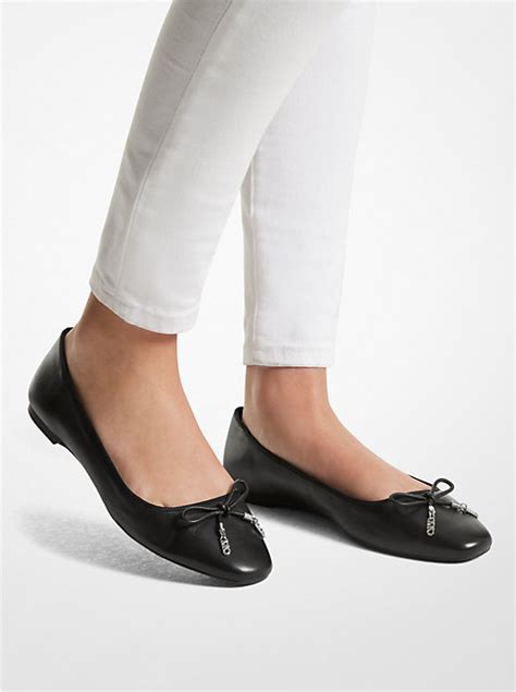 women michael kors flats|michael kors genuine leather flats.